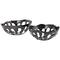 Aluminum Drip Decorative Bowl Set with Open Frame Design